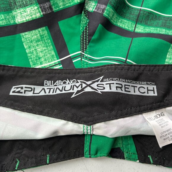 Billabong Board Shorts Swim Trunks Mens 31 Platinum Stretch Recycler Hydro Stret - Picture 3 of 11
